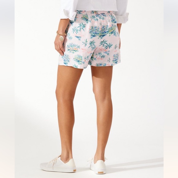 NWT Tommy Bahama Village High-Rise Linen Easy Short - Picture 3 of 8